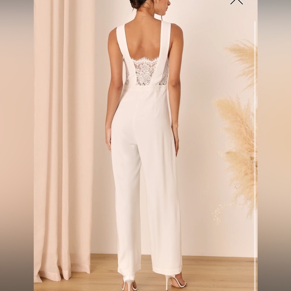 LULUS wide leg jumpsuit Medium - Picture 2 of 3